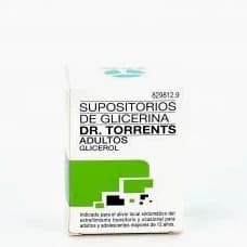 Imagen de SUPOSITORIO GLICERIN TORRENS ADULTO BOTE 12 UDS
