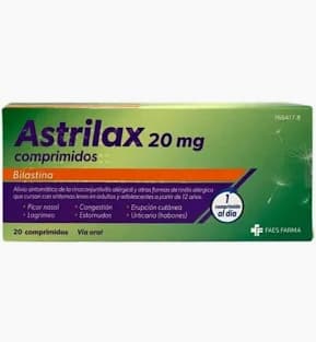 Imagen de Astrilax 20 Mg 20 Comprimidos