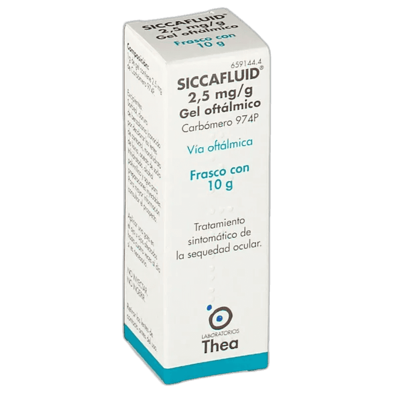 Imagen de SICCAFLUID 2,5 mg/g GEL OFTALMICO 1 TUBO 10 g