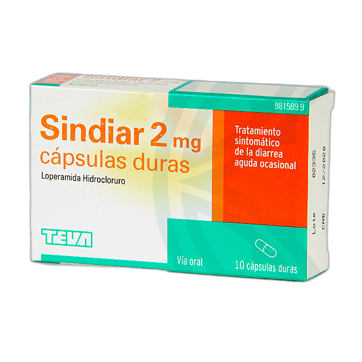 Imagen de SINDIAR 2 mg 10 CAPSULAS