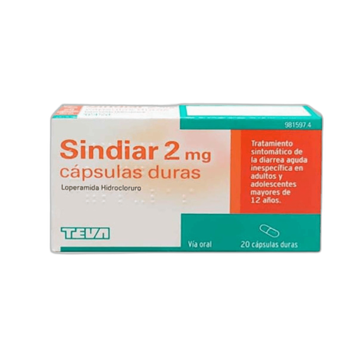 Imagen 3 de SINDIAR 2 mg 20 CAPSULAS