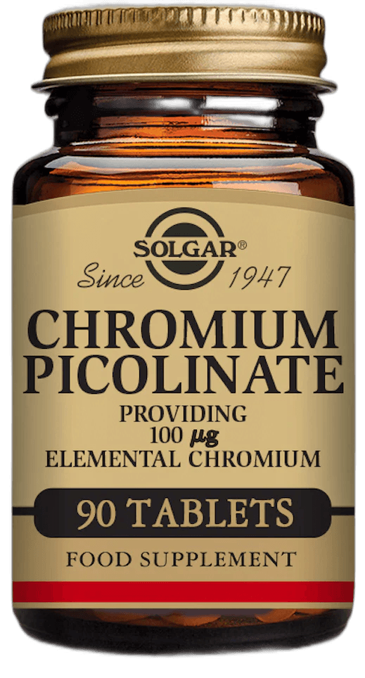 Imagen 2 de SOLGAR CHROMIUM PICOLINATE 90 TABLETAS