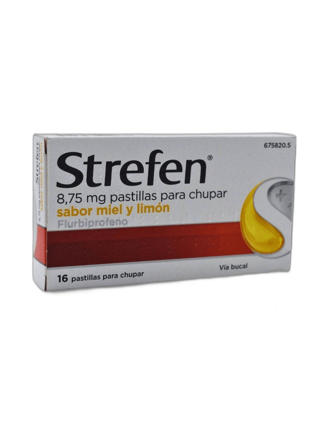 Imagen 3 de STREFEN 8,75 mg 16 PASTILLAS PARA CHUPAR (SABOR MIEL Y LIMON)