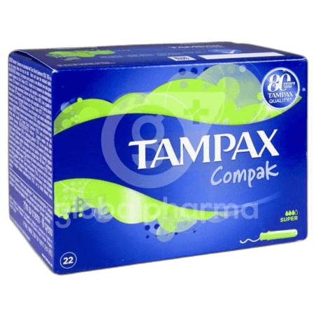 Imagen de TAMPAX COMPAK SUPER 22 UNIDADES