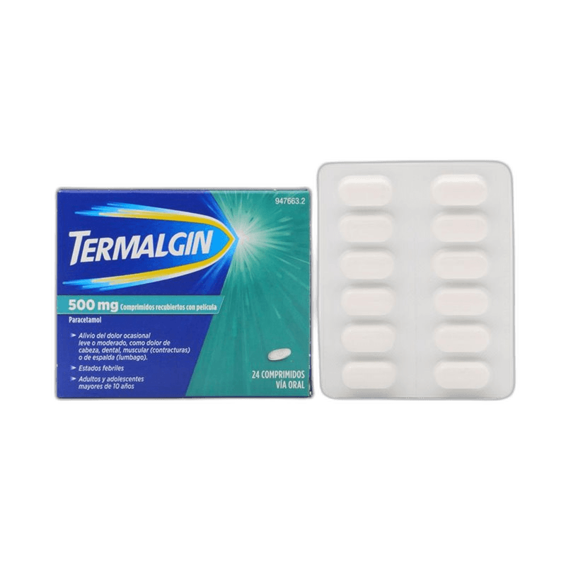 Imagen 2 de TERMALGIN 500 mg 12 COMPRIMIDOS RECUBIERTOS