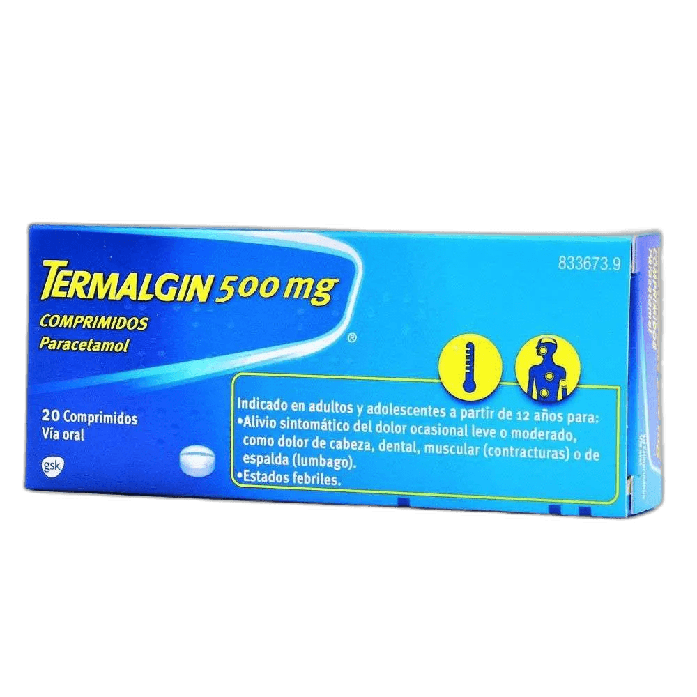 Imagen 2 de TERMALGIN 500 mg 20 COMPRIMIDOS