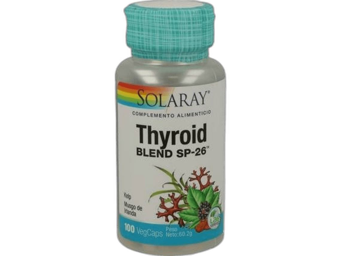 Imagen 3 de THYROID BLEND SOLARAY 100 CAPSULAS