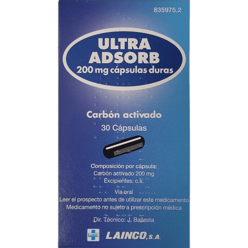Imagen 2 de ULTRA ADSORB 200 mg 30 CAPSULAS