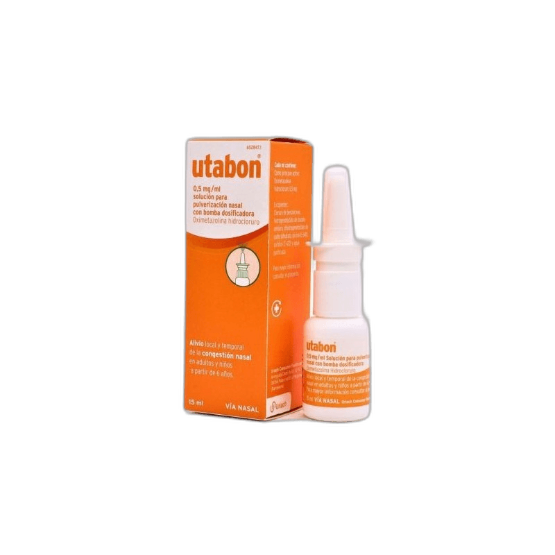 Imagen 2 de UTABON 0,5 mg/ml SOLUCION PARA PULVERIZACION NASAL 1 FRASCO 15 ml (CON BOMBA DOSIFICADORA)