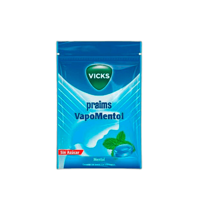 Imagen 2 de VICKS PRAIMS VAPOMENTOL BOLSA 72G