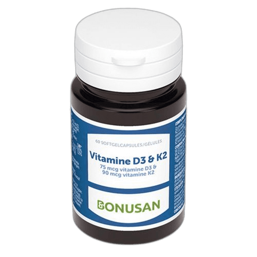 Imagen 3 de VITAMINA D3 + K2 60 CAPSULAS BONUSAN