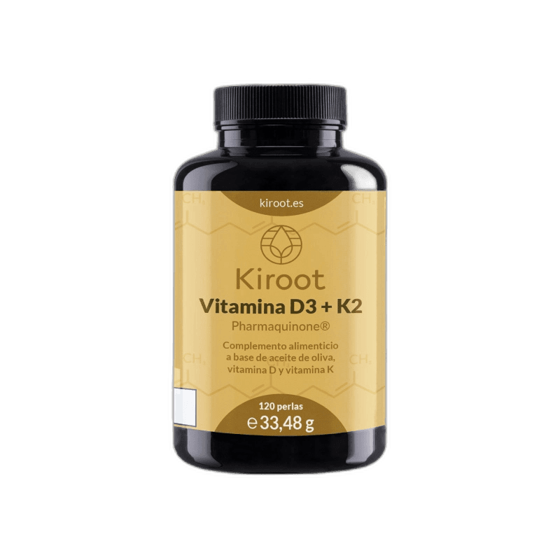 Imagen de VITAMINA D3 + K2 KIROOT 120 PERLAS