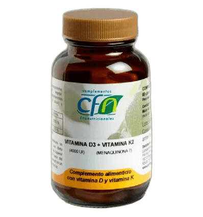Imagen de VITAMINA D3+K2 60 CAPSULAS CFN