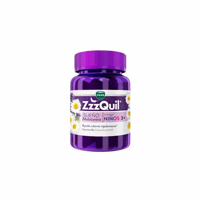 Imagen de Zzzquil Sueño Melatonina Niños 3+ 30 Gummies